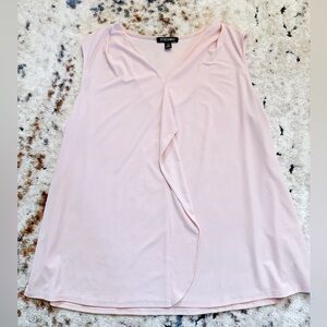 Roz & Ali Women's Light Pink Sleeveless Blouse